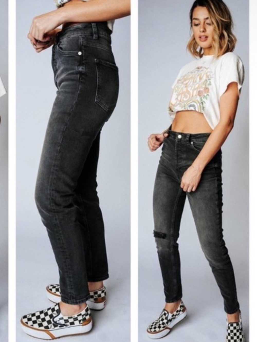 Free People Zuri High Rise Mom Jeans Size 26 - Picture 11 of 12